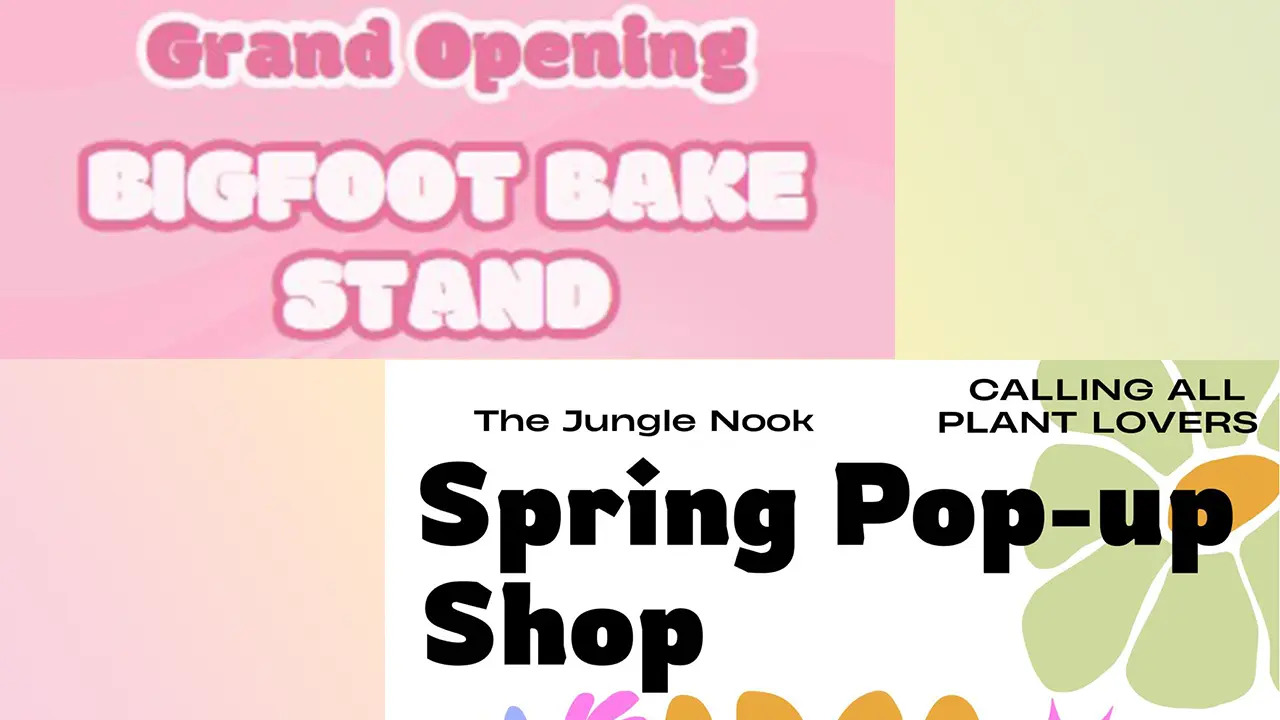 Support your local businesses at these upcoming weekend events!